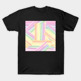 Cute Candy Texture Vector Pattern Seamless T-Shirt